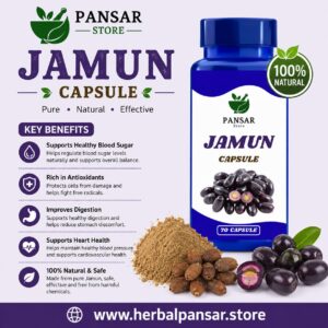 Jamun Seeds Powder Capsule